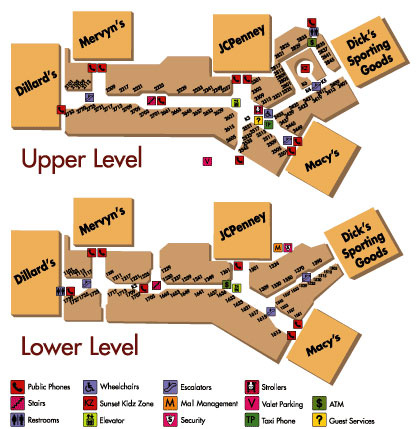 galleria mall map