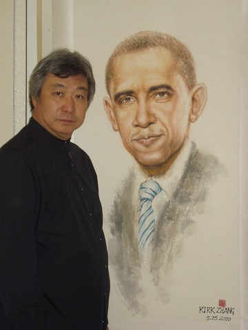 張可可畫作《孫中山》獲選  中國美術館展出