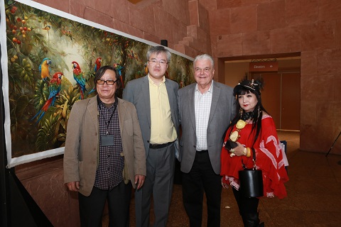 中國當代水墨藝術家作品展揭幕