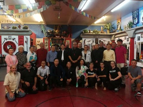 中华太极文化国际总部代表团访维加斯