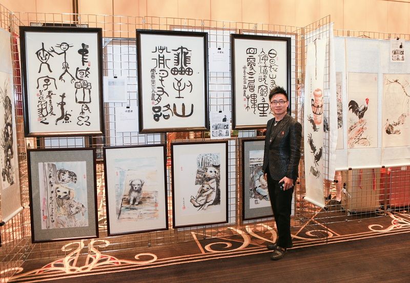 亞洲文化節藝術交流展在麗豪酒店成功展出