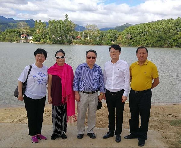 國際中文記者聯合會主席吳治歐訪問海南