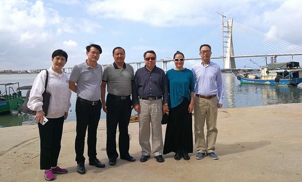 国际中文记者联合会主席吴治欧访问海南