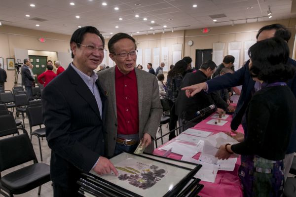 《常鼐書畫印展》藍天文化中心揭幕