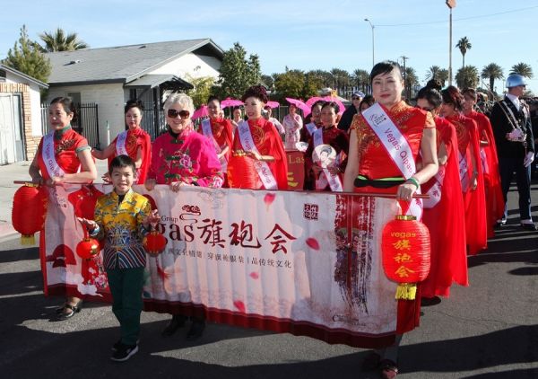 維加斯旗袍會亮相沙漠春節活動