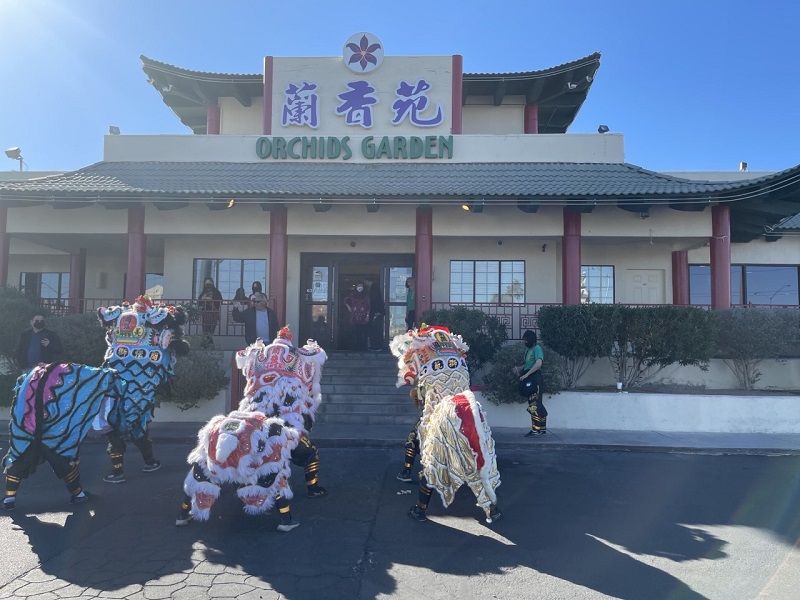 蘭香苑酒家、點心家餐廳 舞獅慶虎年