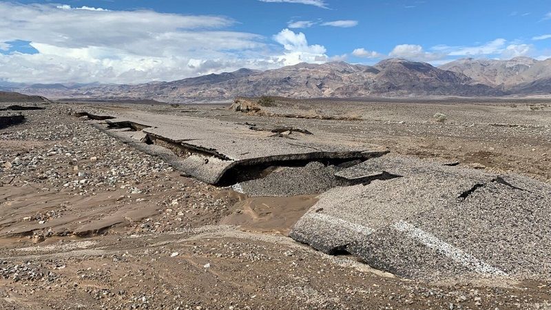 死亡谷國家公園道路受損嚴重 仍然關閉