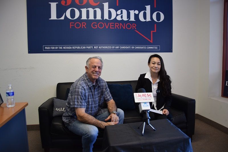 Joe Lombardo提出競選州長施政方向