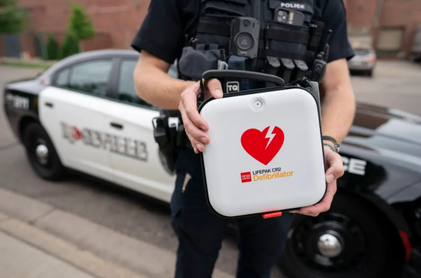 獲贈款 內州每輛警車將安裝AED