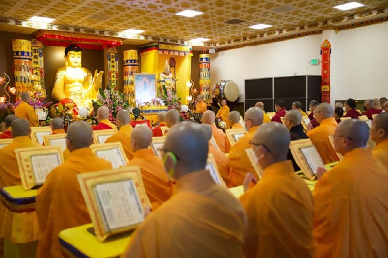 世界佛教總部啟建藥師如來佛誕法會 為世界祈福