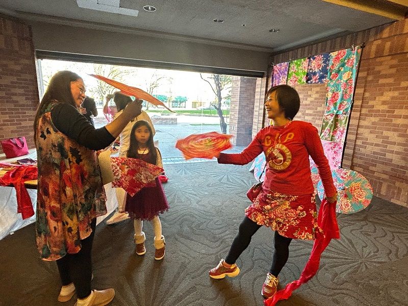 金山湾区侨教中心台湾文化导览与Modesto主流社区分享春节文化