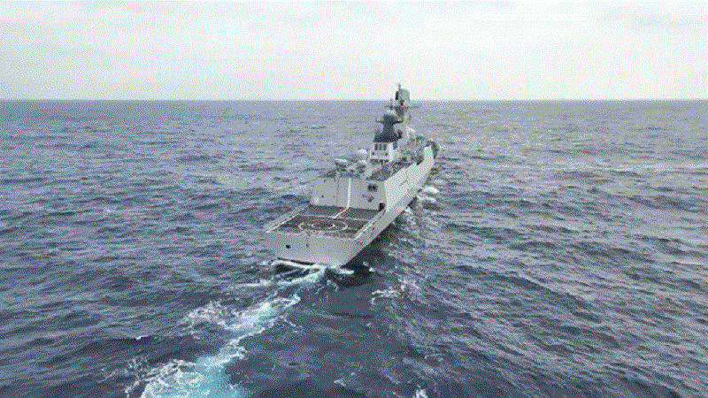 山东舰参与环台军演 编队模拟从台东进攻