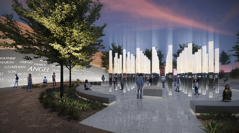 維加斯槍擊紀念館設計公佈 將設花園小徑和58根光束