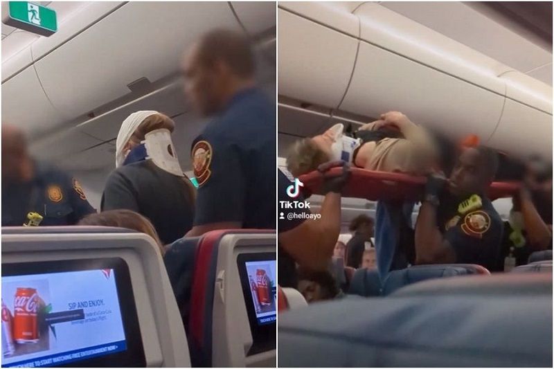 達美航空客機遇亂流 乘客噴飛撞頭11人送醫