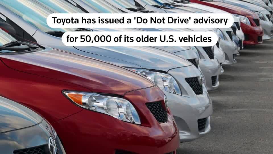 豐田警告：美國5萬車主停止駕駛 立即維修