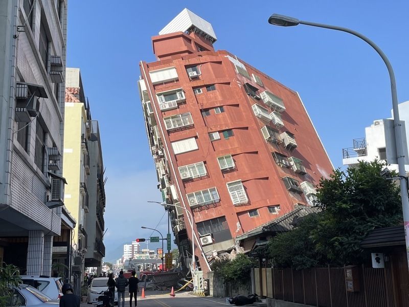 台灣花蓮規模7.2地震 921大地震後最大