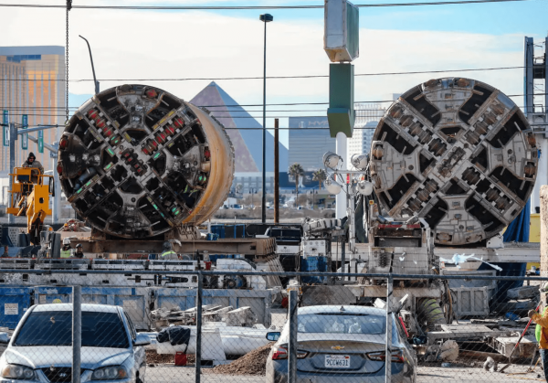 Vegas Loop 天堂路車站進行鑽孔