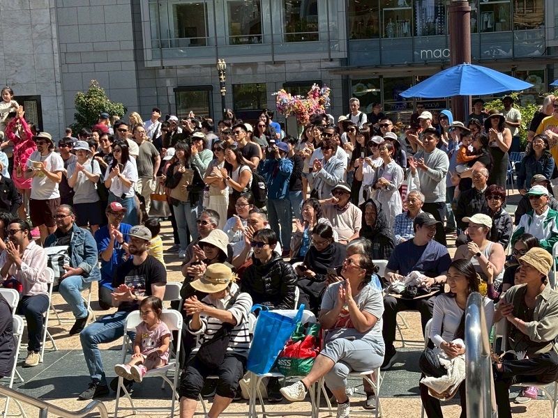 舊金山台灣文化節登埸 主流民衆熱烈參與