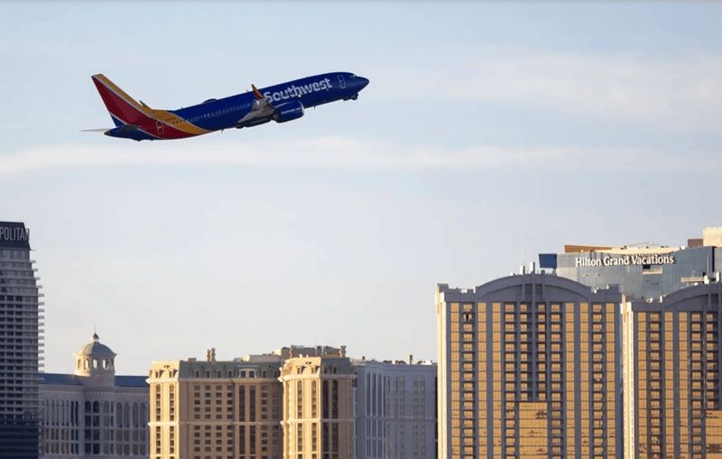 西南航空增设航班 响应维加斯体育娱乐盛事