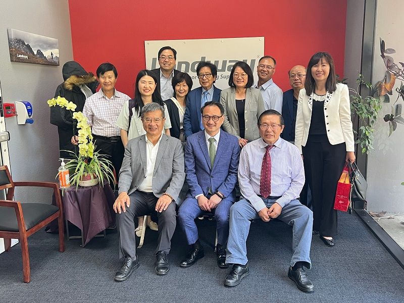 阮昭雄參訪灣區海外磐石獎企業 肯定臺商為臺灣爭光