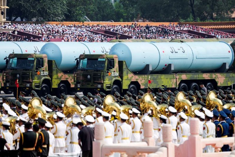 中国93阅兵「巨浪-3」潜射核弹首亮相 射程涵盖美国本土