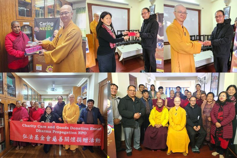 佛教慈悲跨國援助--尼泊爾僧團、弱勢群體與動物救助中心受惠