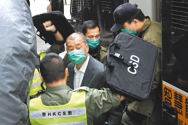 黎智英等9人涉國安法案  重判6年3個月至20年