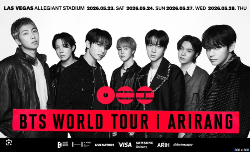 BTS席卷拉斯维加斯 演唱会前粉丝活动全面启动