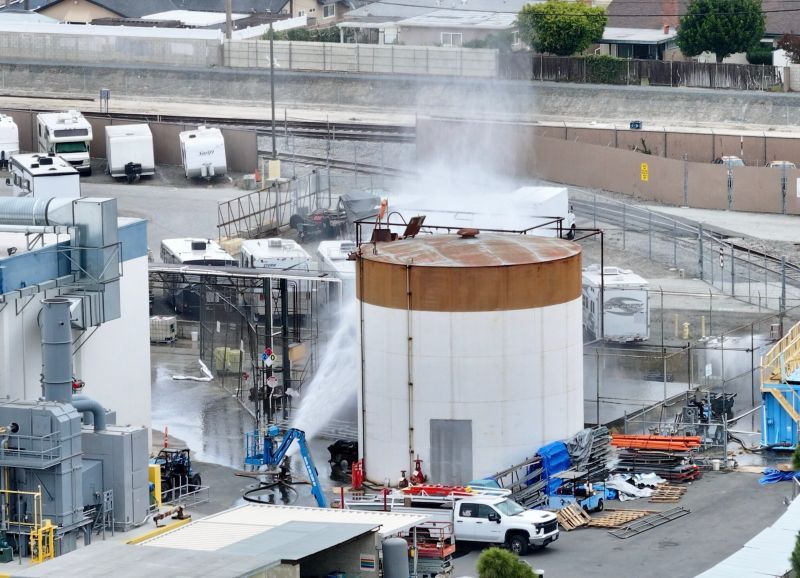 南加州化學槽外洩恐引起爆炸 4萬居民緊急疏散