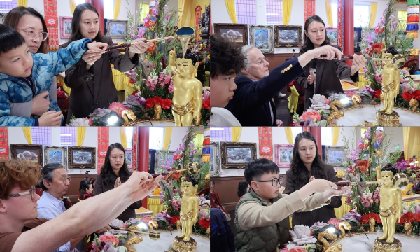华藏寺隆重庆祝佛诞 浴佛法会圆满举行