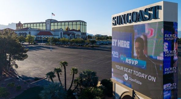 Suncoast 赌场翻新 全新数位看板亮相