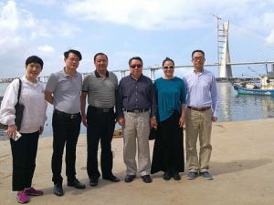 國際中文記者聯合會主席吳治歐訪問海南