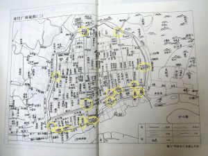 从光绪五年绘制广州地图看图索路