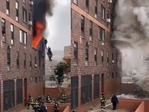 纽约公寓电暖器肇祸 恶火酿17人死63人伤 