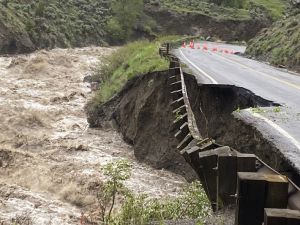 黃石國家公園遭暴雨洪災重創 5個入口全面關閉