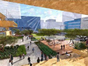 市民廣場將成為就業者和居民「樞紐」