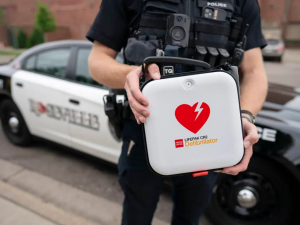 获赠款 内州每辆警车将安装AED