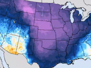 全美14日起大范围降温 2.62亿人受影响