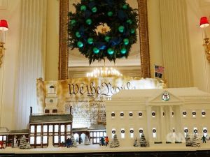 第一夫人吉儿 公开年度白宫耶诞装饰 