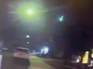疑似UFO墜落拉斯維加斯 2米高綠色外星人現身