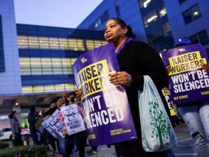 罷工潮如滾雪球 凱薩醫療機構逾7萬人罷工3天