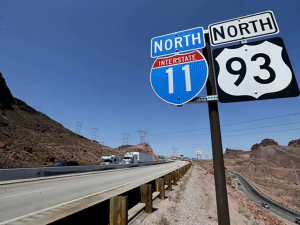 內州-亞利桑那州I-11州際公路足跡在南內州擴大