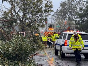 加州风暴引发洪灾泥流 暴雨创纪录狂风树倒酿3死
