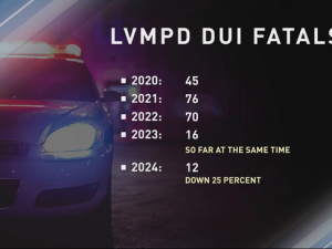 拉斯维加斯警方：2024年酒驾逮捕和死亡数量下降