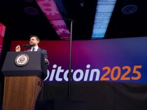 万斯演讲 加密货币拟纳入主流经济