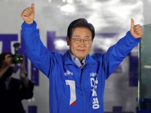 李在明笃定当选韩国总统！抵国会发表胜选感言