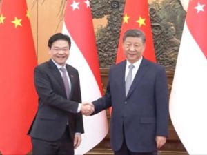 黃循財首訪中國會習近平 「反台獨」表態引關注
