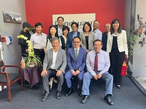 阮昭雄参访湾区海外磐石奖企业 肯定台商为台湾争光