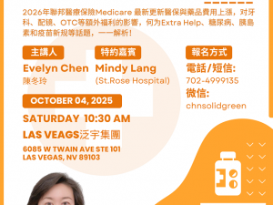 2026年Medicare聯邦醫療保險及福利變更解析講座