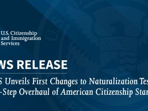 美移民局2025新版入籍试题及流程 20日起实施